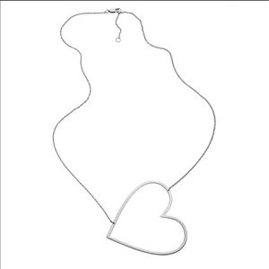 Jennifer zeuner jewelry open heart necklace